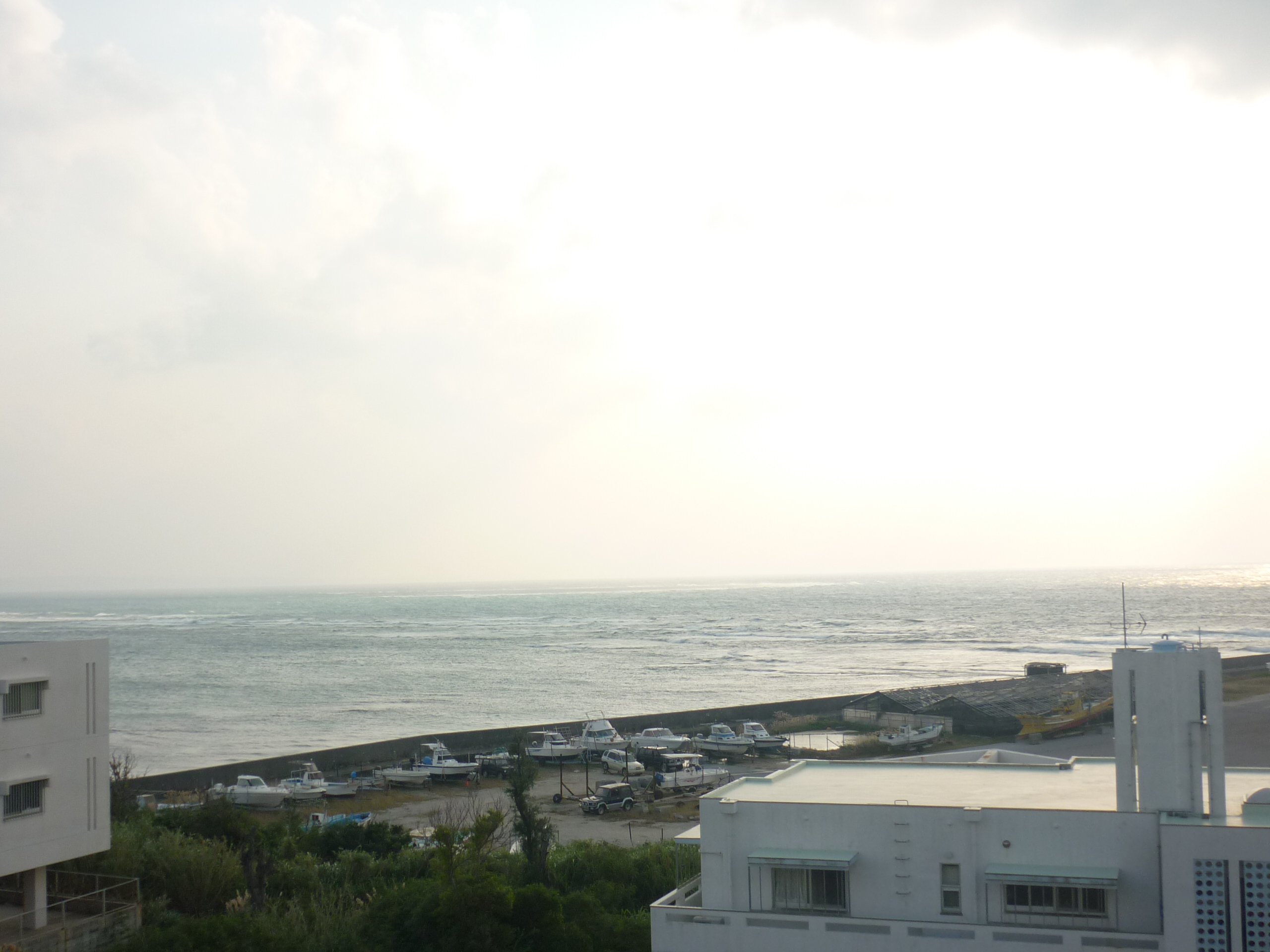 Ocean view apartment in Yomitan